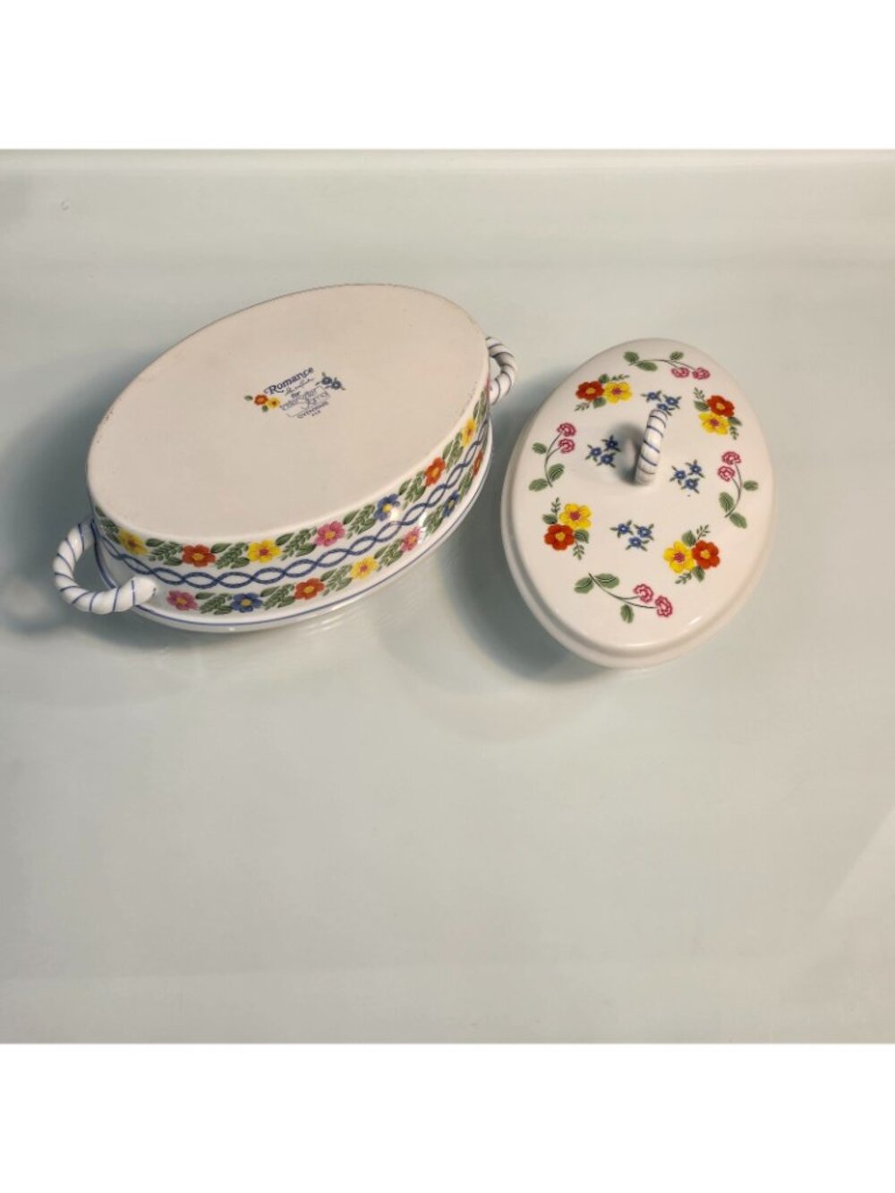 Romance Covered Casserole Dish 1.5 quart Taste Setter By Sigma - Picture 4 of 6